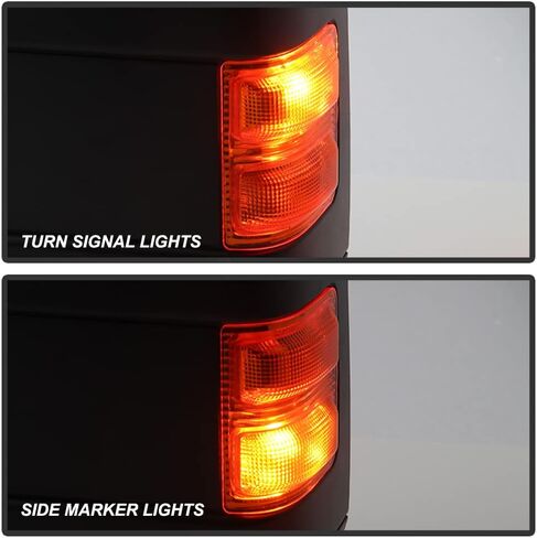 ACANII - مرايا سحب مقطورة يدوية غير حرارية، إشارة LED يسار + يمين لسيارة Ford F250 ~ F550 SuperDuty 2008-2016 in Saudi Arabia