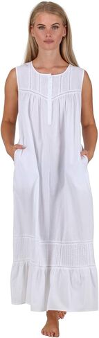 The 1 for U Naomi 100% Cotton Sleeveless Nightgowns for Women - XS - 3X in Saudi Arabia