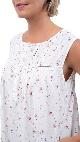 فساتين نوم بدون أكمام من القطن 100% من The 1 for U Naomi للنساء - مقاس XS - 3X in Saudi Arabia