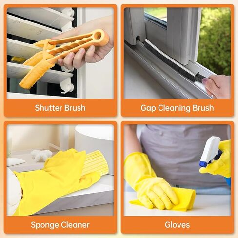 Ceiling Fan Cleaner Duster with 60 inch Extension Pole, Dusters for Cleaning High Ceiling Fan Blades, Cobweb Duster for Spider Web Removal, Dusters Kit with Storage Bag, Cleaning Tools for Families in Kuwait