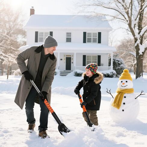 43.3" Snow Brush and Ice Scrapers for Car Windshield Extendable Detachable Snow Removal Tool for Trucks SUVS with Ergonomic Foam Grip in Saudi Arabia