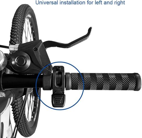 Ebike Thumb Throttle، 12V / 24V / 36V / 48V / 52V / 60V / 72V 3-Pin M8 مقاوم للماء Ebike Throttle، 300X مسرع مقود الإبهام الأيسر والأيمن للدراجات الكهربائية والدراجات البخارية 22 مم المقاود in Kuwait