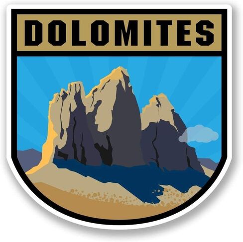 Dolomites Round Metal 0.75" Lapel Pin Hat Shirt Pin Tie Tack Pinback in Saudi Arabia