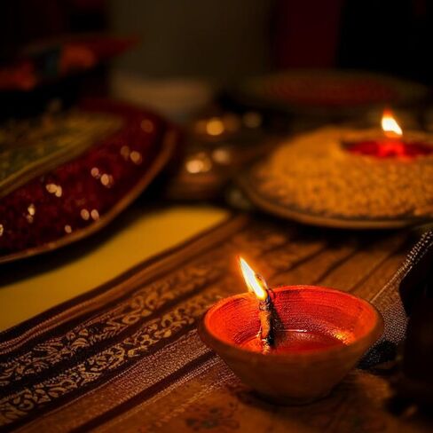 ضياء الطين التقليدي، مصباح زيت تيراكوتا مصنوع يدويًا للديكور، وعاء واحد in Saudi Arabia