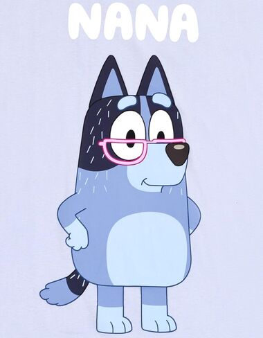 تي شيرت Bluey Bandit Dad رجالي متطابق للعائلة، أزرق كبير in Saudi Arabia