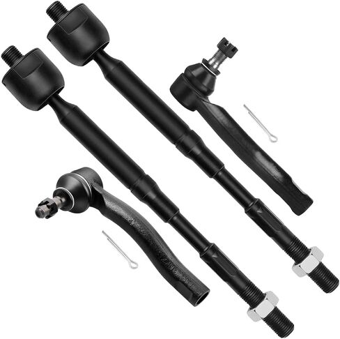 SCITOO 4pcs Front Suspension Kit Fit 2003-2008 For Toyota Corolla w/Parts Outer Inner Tie Rod End in Saudi Arabia