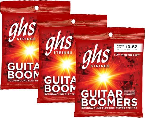 GHS Strings GBM Guitar Boomers, Nickel-Plated Electric Guitar Strings, Medium (.011-.050) in Kuwait