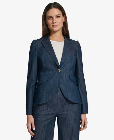 Tommy Hilfiger Womens Casual Denim Blazer in Saudi Arabia