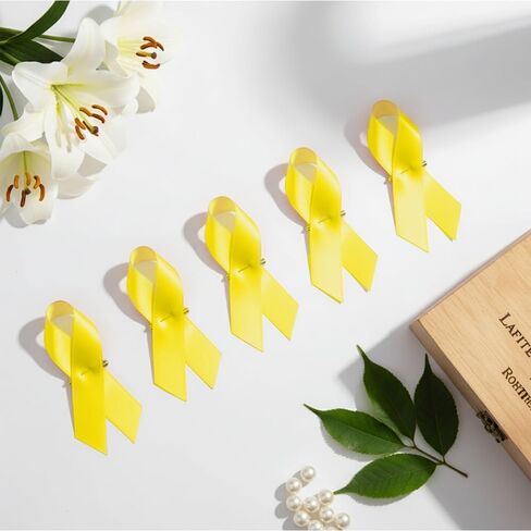 100 قطعة دبوس الشريط السرطان شريط التوعية دبابيس البوليستر الساتان دبابيس للحدث الخيري الناجي حملة تفضل الإمدادات in Kuwait