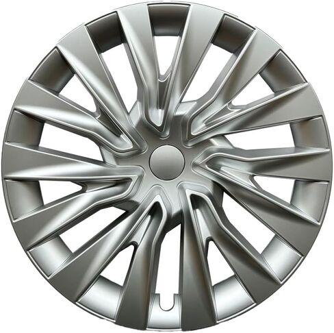 أغطية عجلات مقاس 18 بوصة لطراز Tesla 3 2024-2025، أغطية محورية ذات تغطية كاملة الحواف متوافقة مع طراز Tesla 3 Highland -4 أغطية لكل عبوة، مادة ABS متينة، مينا مخبوزة in Saudi Arabia