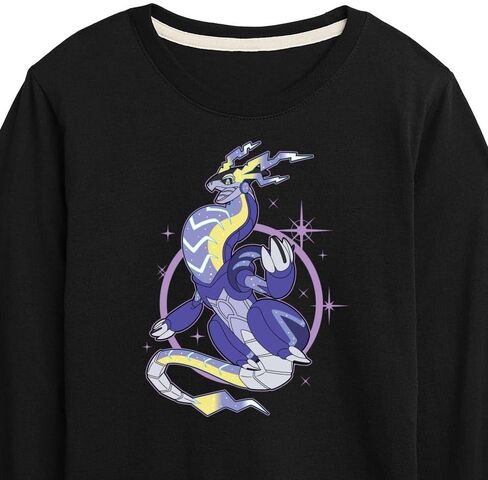 ملابس HYBRID - عناصر Pokémon Miraidon - تي شيرت برسومات للأطفال بأكمام طويلة in Saudi Arabia