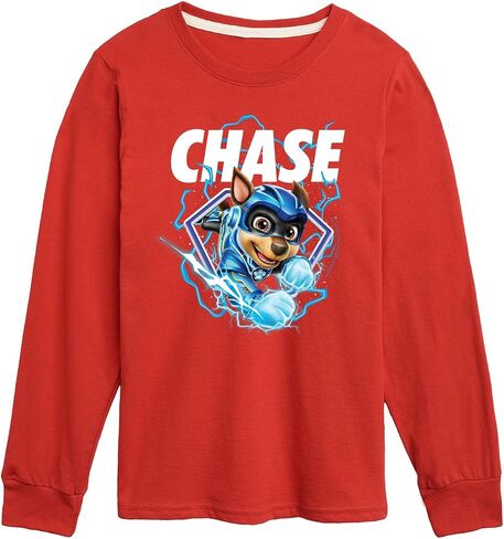 HYBRID APPAREL - Paw Patrol The Movie - Chase Lightning - Toddler & Youth Long Sleeve Graphic T-Shirt in Saudi Arabia
