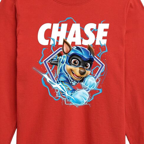 HYBRID APPAREL - Paw Patrol The Movie - Chase Lightning - Toddler & Youth Long Sleeve Graphic T-Shirt in Saudi Arabia