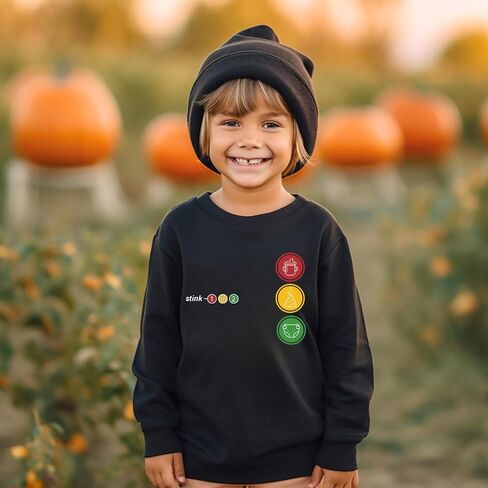 STINK-182 Kids Long-Sleeve Tee, 100% Cotton, Unisex-Kids, Millenial Rock Band Tees in Kuwait