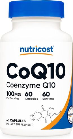 كبسولات Nutricost CoQ10 (60 حصة، 400 مجم لكل حصة) - امتصاص أفضل، خالية من الغلوتين، غير معدلة وراثيًا in Saudi Arabia