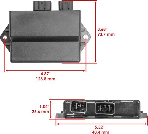 Caltric CDI Module Compatible with Yamaha Warrior 350 Yfm350X 348Cc 1997-2001 in Saudi Arabia