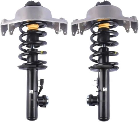 Front Rear Left Right Electrical Shock Absorber Suspension Struts Compatible for Audi Q5 SQ5 8R 2009-2017 Assembly(Front) in Saudi Arabia