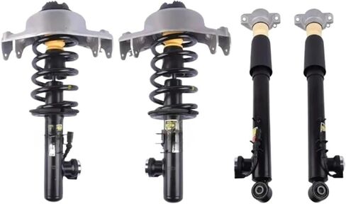Front Rear Left Right Electrical Shock Absorber Suspension Struts Compatible for Audi Q5 SQ5 8R 2009-2017 Assembly(Front) in Saudi Arabia