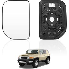 56426 جانب الركاب الزجاجي ذو المرآة المُدفأة الخارجية متوافق مع Toyota FJ Cruiser 2007-2014، استبدال OEM # 8793135A00 in Kuwait