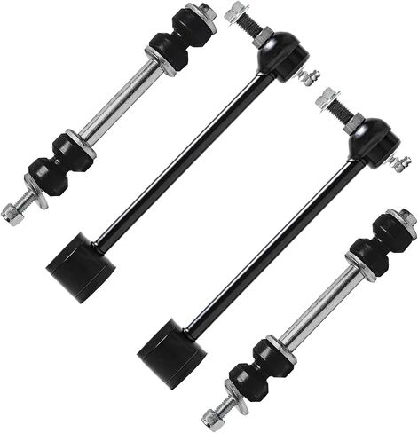 Detroit Axle - 4 Sway Bars for Chevy GMC Suburban Yukon XL 1500 Avalanche Tahoe Cadillac Escalade ESV EXT, Sway Bar Links Front & Rear Replacement in Saudi Arabia