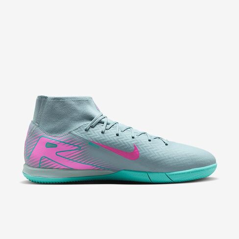 Nike Mercurial Superfly 10 Academy IC High-Top Soccer Shoes (FQ8332-301, Ocean Cube/Pink Blast) in Saudi Arabia