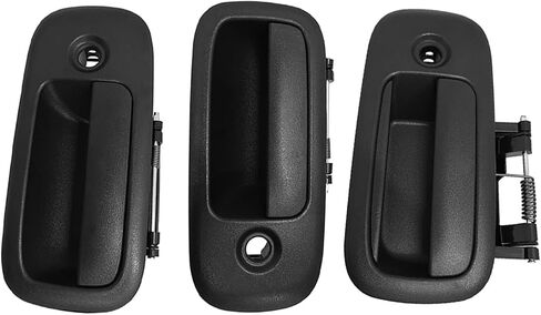 PM Auto Set of 3 Front Door Handle-Rear 3rd Sliding Door Handle for 1996-1999 Chevrolet P30 in Saudi Arabia