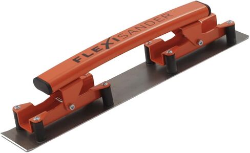 Hand-held flexible sanding block Flexisander FSB019071, 7 3/4 x 2 3/4 in, sanding curved surfaces, fastening system, vehicle body repairers, shipbuilders, composite, woodworking, change of abrasive in Saudi Arabia