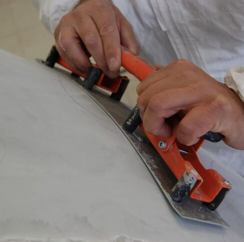 Hand-held flexible sanding block Flexisander FSB019071, 7 3/4 x 2 3/4 in, sanding curved surfaces, fastening system, vehicle body repairers, shipbuilders, composite, woodworking, change of abrasive in Saudi Arabia