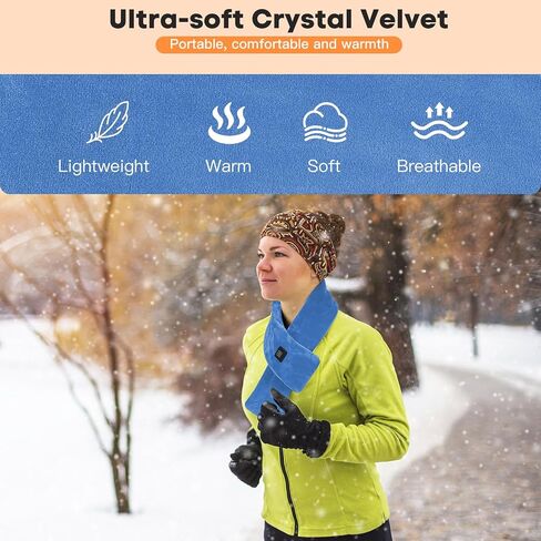 وسادة تدفئة للرقبة لاسلكية، وشاح تسخين قابل لإعادة الشحن مع بنك طاقة 5000 مللي أمبير في الساعة، جهاز تدفئة الرقبة المحمول مع 3 مستويات للتدفئة، وسادة تدفئة لتخفيف آلام الرقبة وتصلبها، هدية عيد الميلاد، رمادي in Kuwait