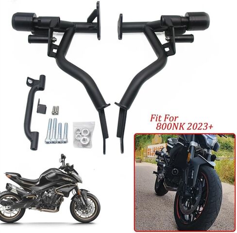 for CFMOTO 800NK 800 NK 2023+ Motorcycle Frame Sliders Crash Falling Protection Engine Protector Crash Pad, Black in Saudi Arabia