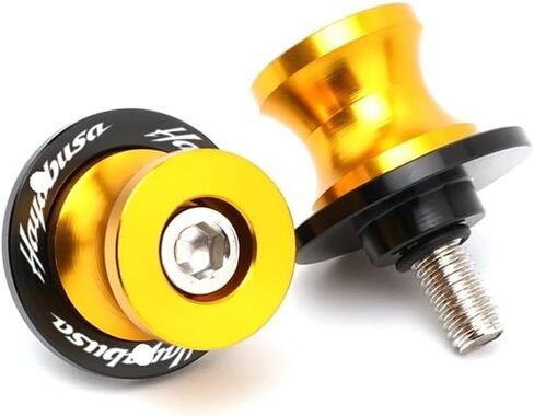 Motorcycle Frame Slider for Suzuki Hayabusa 1999-2023 Swingarm Spools Sliders Stand Screws CNC M8 Motorcycle Accessories Bolts 1Pair Scooter Stand in Saudi Arabia