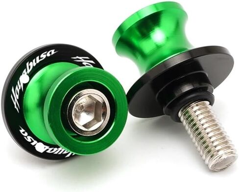 Motorcycle Frame Slider for Suzuki Hayabusa 1999-2023 Swingarm Spools Sliders Stand Screws CNC M8 Motorcycle Accessories Bolts 1Pair Scooter Stand in Saudi Arabia