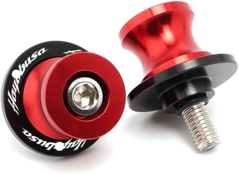 Motorcycle Frame Slider for Suzuki Hayabusa 1999-2023 Swingarm Spools Sliders Stand Screws CNC M8 Motorcycle Accessories Bolts 1Pair Scooter Stand in Saudi Arabia