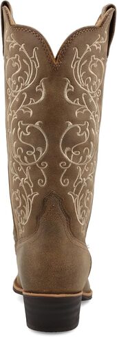 Twisted X Women's 12" Western Boot, Narrow Round Toe, Black & Black, 6.5 B in Saudi Arabia