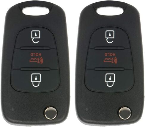 2 Pack 3 buttons Remote Control Car Key Fob 2010-2013 Fit for Kia Soul 1.6L,2010-2013 Fit for Kia Soul 2.0L NYOSEKSAM11ATX in Saudi Arabia