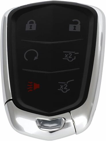 2 Pack 6 buttons Remote Control Car Key Fob 2015-2018 Fit for Cadillac Escalade 6.2L,2015-2018 Fit for Cadillac Escalade ESV 6.2L HYQ2AB,2AOKM-G2AB,13580812,13598511 in Saudi Arabia
