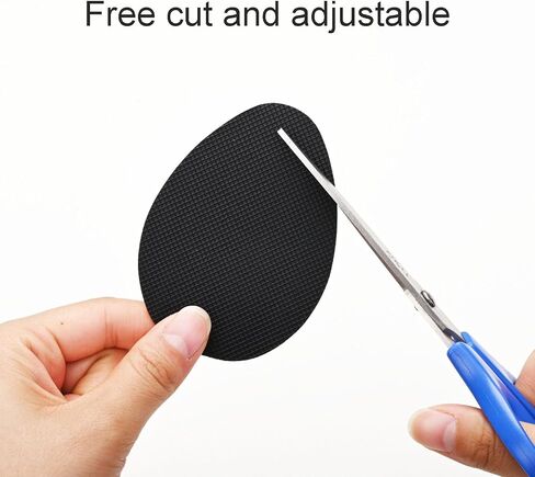 12PCS Shoe Sole Protector, Shoe Grips on Bottom of Shoes, Non-Slip Shoe Pads for Bottom of Shoes, Premium Rubber Self Adhesive Anti-Slip Shoe Grips Stickers, High Heels Non-Skid Sole Protector in Saudi Arabia