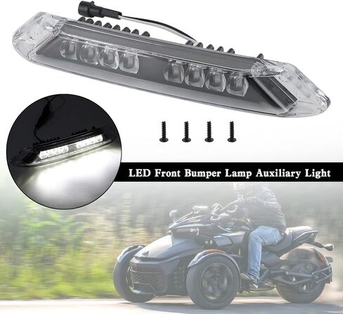 Areyourshop LED 219400991 Front Bumper Lamp Auxiliary Light for Can-Am Spyder RT 2020 2021 2022+ LED Auxiliary Light in Saudi Arabia