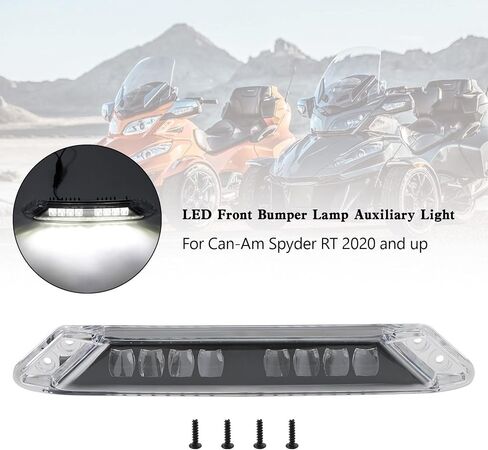 Areyourshop LED 219400991 Front Bumper Lamp Auxiliary Light for Can-Am Spyder RT 2020 2021 2022+ LED Auxiliary Light in Saudi Arabia
