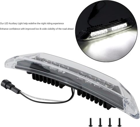 Areyourshop LED 219400991 Front Bumper Lamp Auxiliary Light for Can-Am Spyder RT 2020 2021 2022+ LED Auxiliary Light in Saudi Arabia
