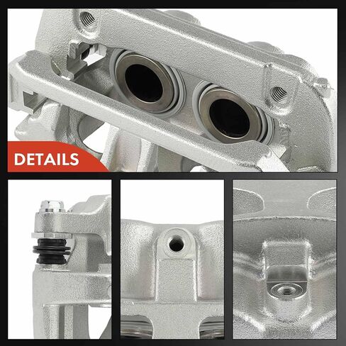 مجموعة فرجار قرص الفرامل الممتازة مع دعامة متوافقة مع Ram 1500 2021-2022 5.7L/3.6L /3.0L، 1500 2019-2020 - السائق الأمامي وجانب الراكب in Saudi Arabia