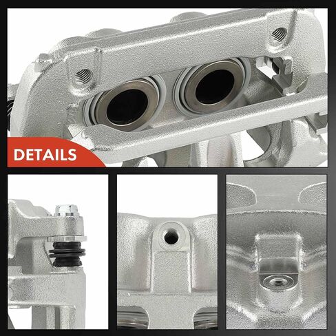 مجموعة فرجار قرص الفرامل الممتازة مع دعامة متوافقة مع Ram 1500 2021-2022 5.7L/3.6L /3.0L، 1500 2019-2020 - السائق الأمامي وجانب الراكب in Saudi Arabia