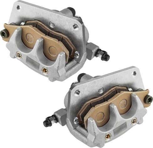 Caltric Front Left and Right Brake Caliper with Pad Compatible with Yamaha Raptor 700 700R YFM700R 2006-2021 / YFZ 450 YFZ450R YFZ450X 2004-2025 in Saudi Arabia