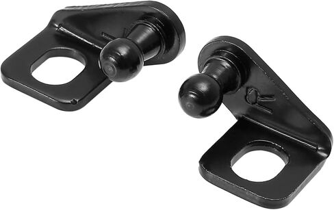 1 Pair 10mm Car Ball Studs Mounting Brackets Black for Gas Struts Shocks 35x26x20mm Automotive Parts in Saudi Arabia