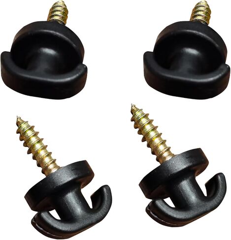 4PCS Car Cargo Net Hooks, Cargo Net Replacement Hooks, Multi-Functional Car Trunk Hook Screw, Storage Organizer Net Clips, Universal for Most Cars in Saudi Arabia