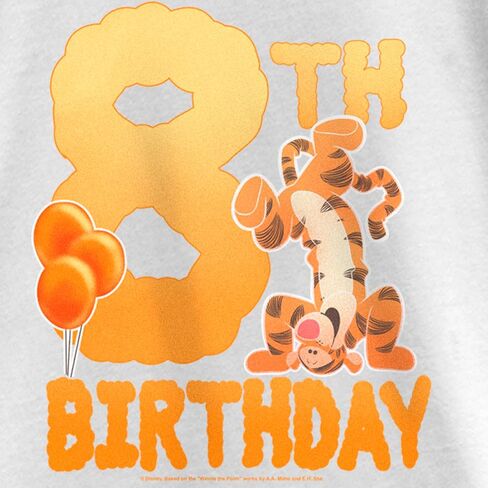 Disney Girl's 8th Bday Tigger T-Shirt in Saudi Arabia