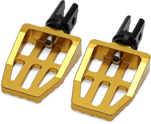 Motorcycle Foot Pegs MX Style Front Footrest for Harley Softail 2018-Later Fat Boy FLSB Street Bob FXBB Fat Bob Low Rider S FXLR Breakout FXLRS Softail Slim FLHSC 114 (Gold) in Kuwait