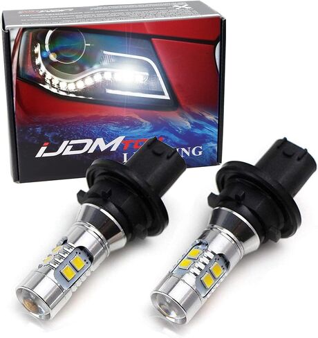iJDMTOY Amber Yellow Error Free PH24WY SPH24 12272 Replacement Bulbs Compatible With Audi Cadillac GMC,etc As Front Turn Signal Lights in Saudi Arabia