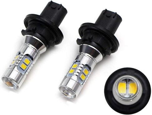 iJDMTOY Amber Yellow Error Free PH24WY SPH24 12272 Replacement Bulbs Compatible With Audi Cadillac GMC,etc As Front Turn Signal Lights in Saudi Arabia