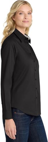 Joe's USA Ladies Long Sleeve Wrinkle Resistant Easy Care Shirts in 28 Colors. Sizes XS-6XL in Saudi Arabia